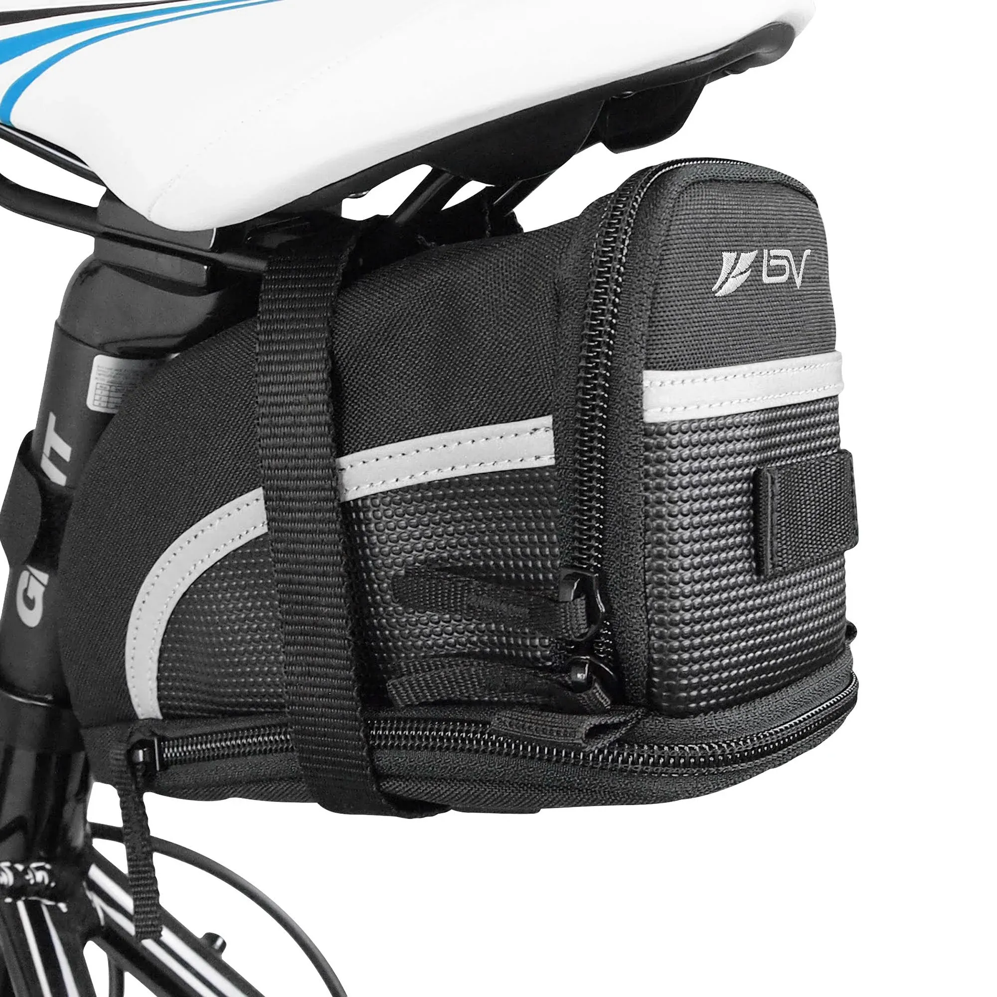 BV Bicycle Strap-On Saddle Bag / Seat Bag