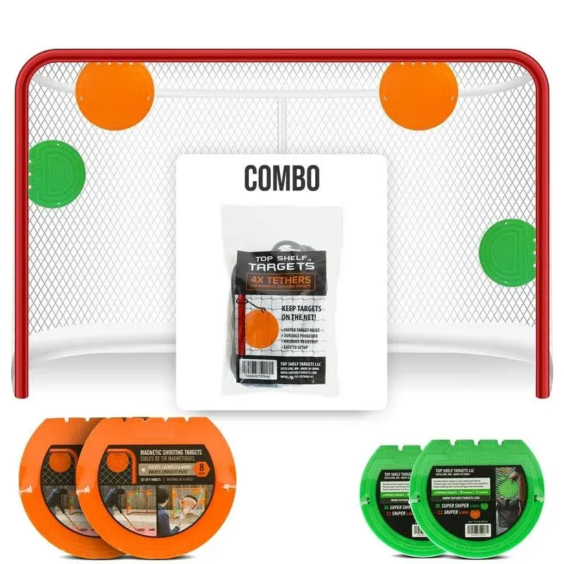 Top Shelf 6inch Magnetic Shooting Targets- 4 Pack