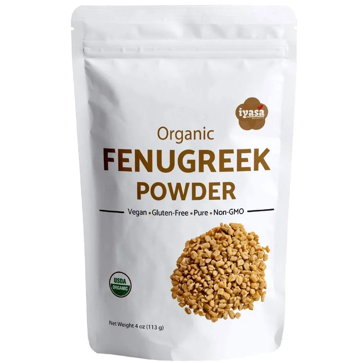 Organic Fenugreek Seeds Powder (Methi), 8 oz / 223 GM, USDA Organic, Food ...