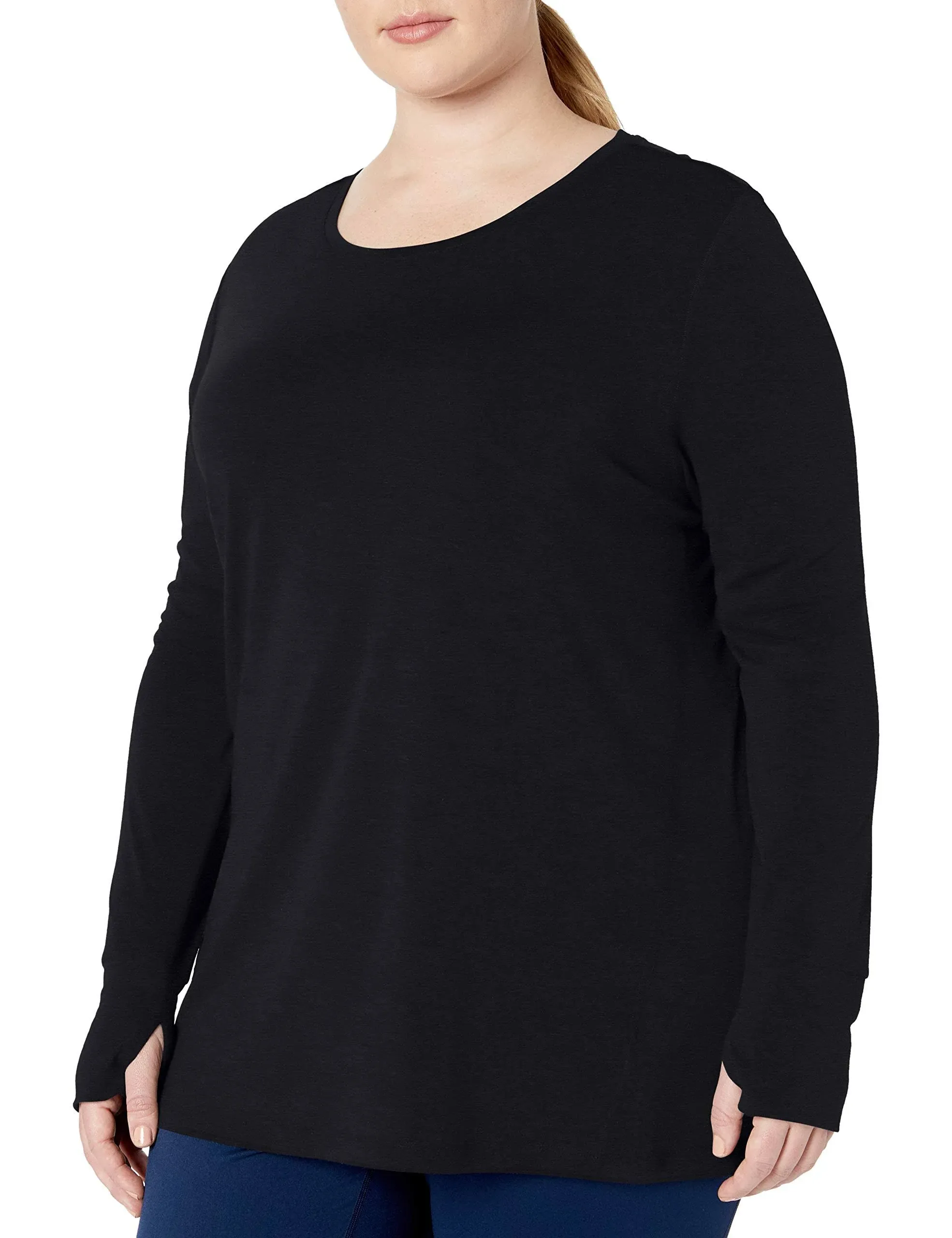 Daily Ritual Women&#x27;s Studio Relaxed-Fit Long-Sleeve T-Shirt