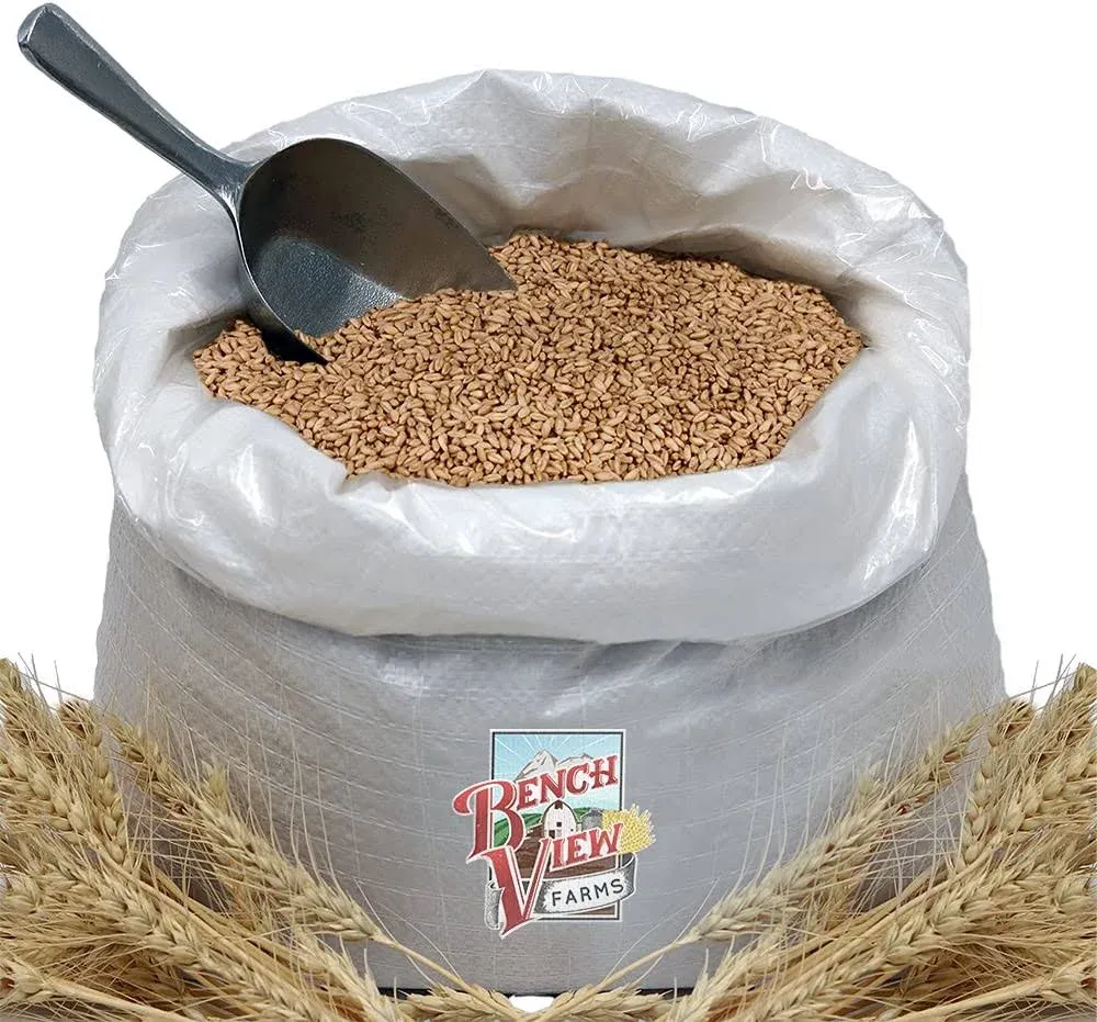 Organic Soft White Wheat Berries - 24lbs