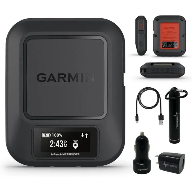 New Garmin inReach Messenger Handheld Satellite Communicator, Expedited Shipping