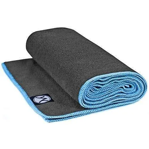 Microfiber Yoga Towel Non-Slip Yoga Mat Towel - Hot Yoga Towel for Sweat & Grip - 24 x 72