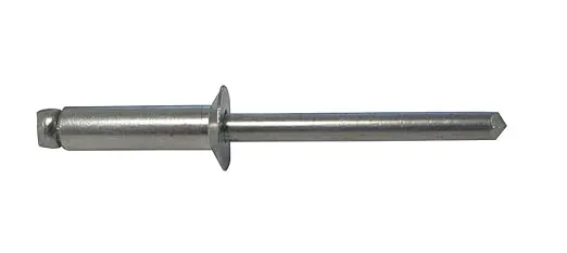 Generic 1/8" Dia. All Aluminum Blind Rivet with Countersunk Head.188 - .250 Grip ...