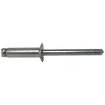 Generic 1/8" Dia. All Aluminum Blind Rivet with Countersunk Head.188 - .250 Grip ...