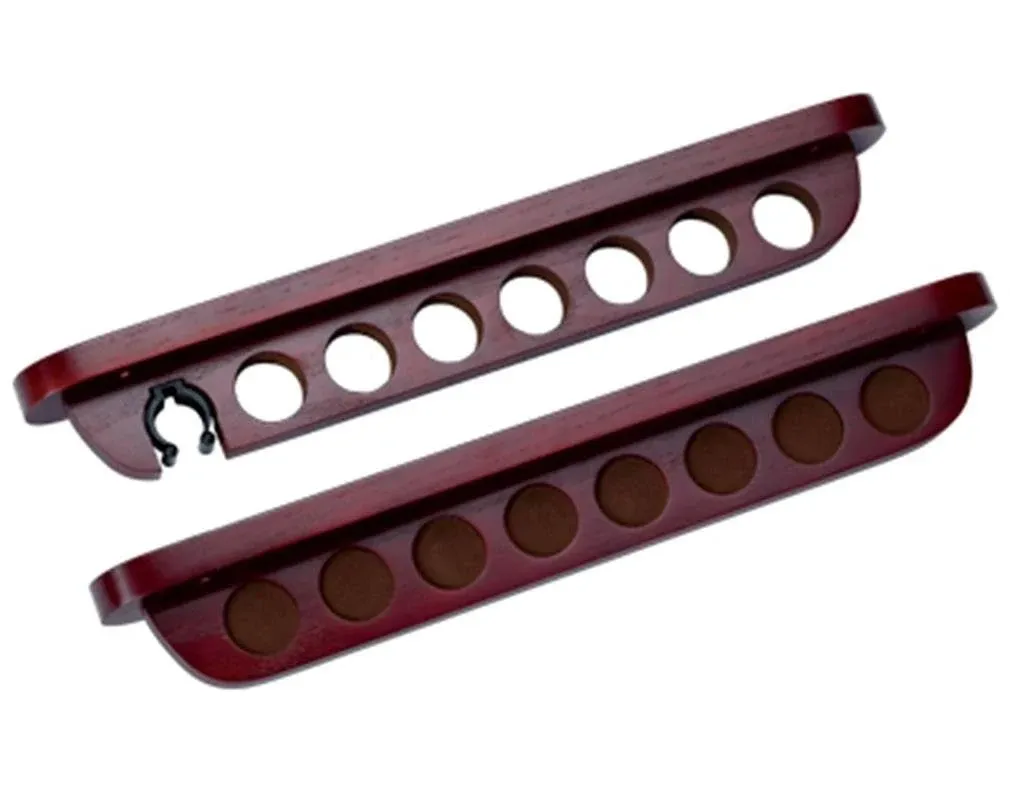 7 Cue Wall Rack with Clip for Bridge