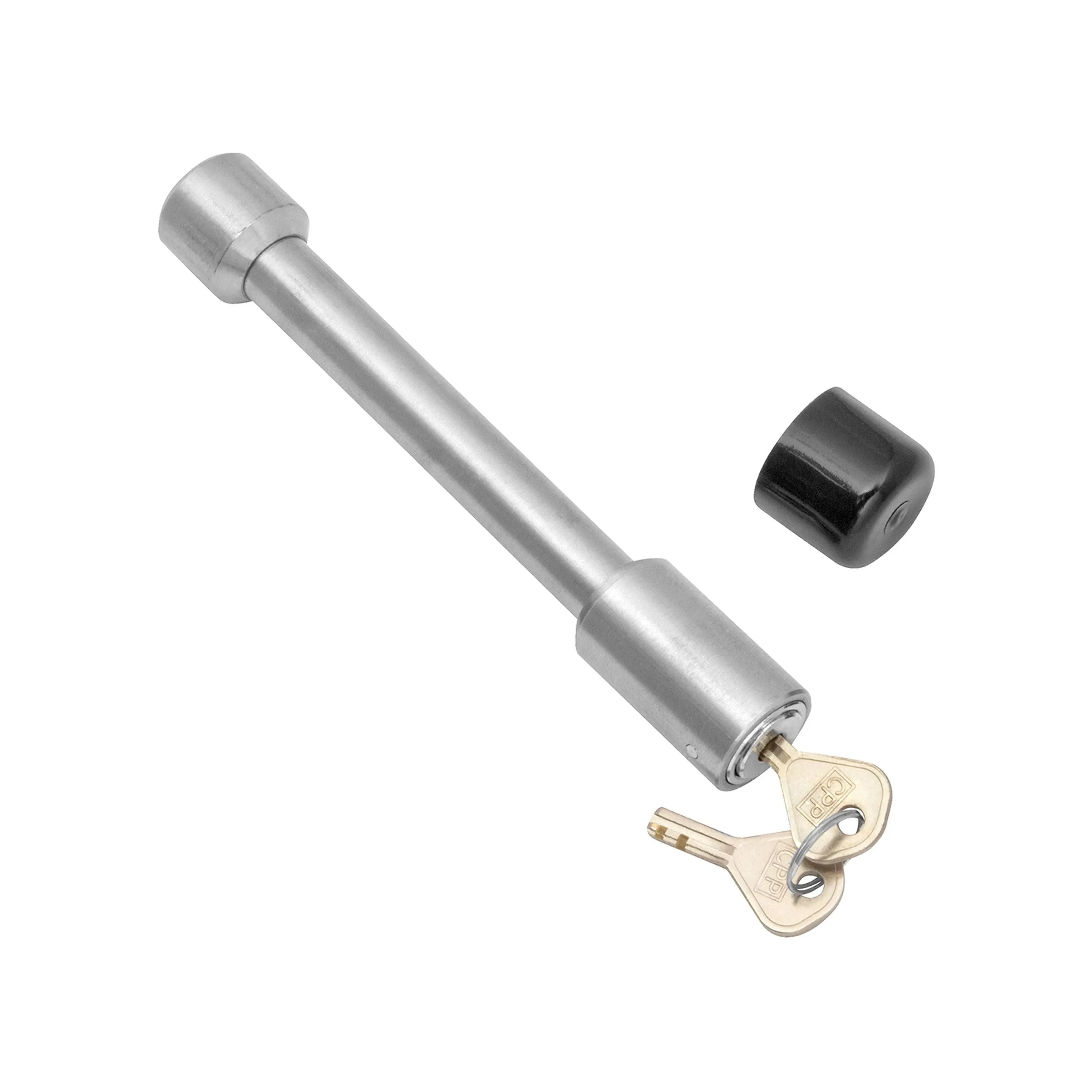 Bulldog Cases Bulldog 580412 Stainless Steel Universal Stainless Steel 5/8" Trailer Dogbone Lock (for 2-1/2" Sq. Class V Receivers)