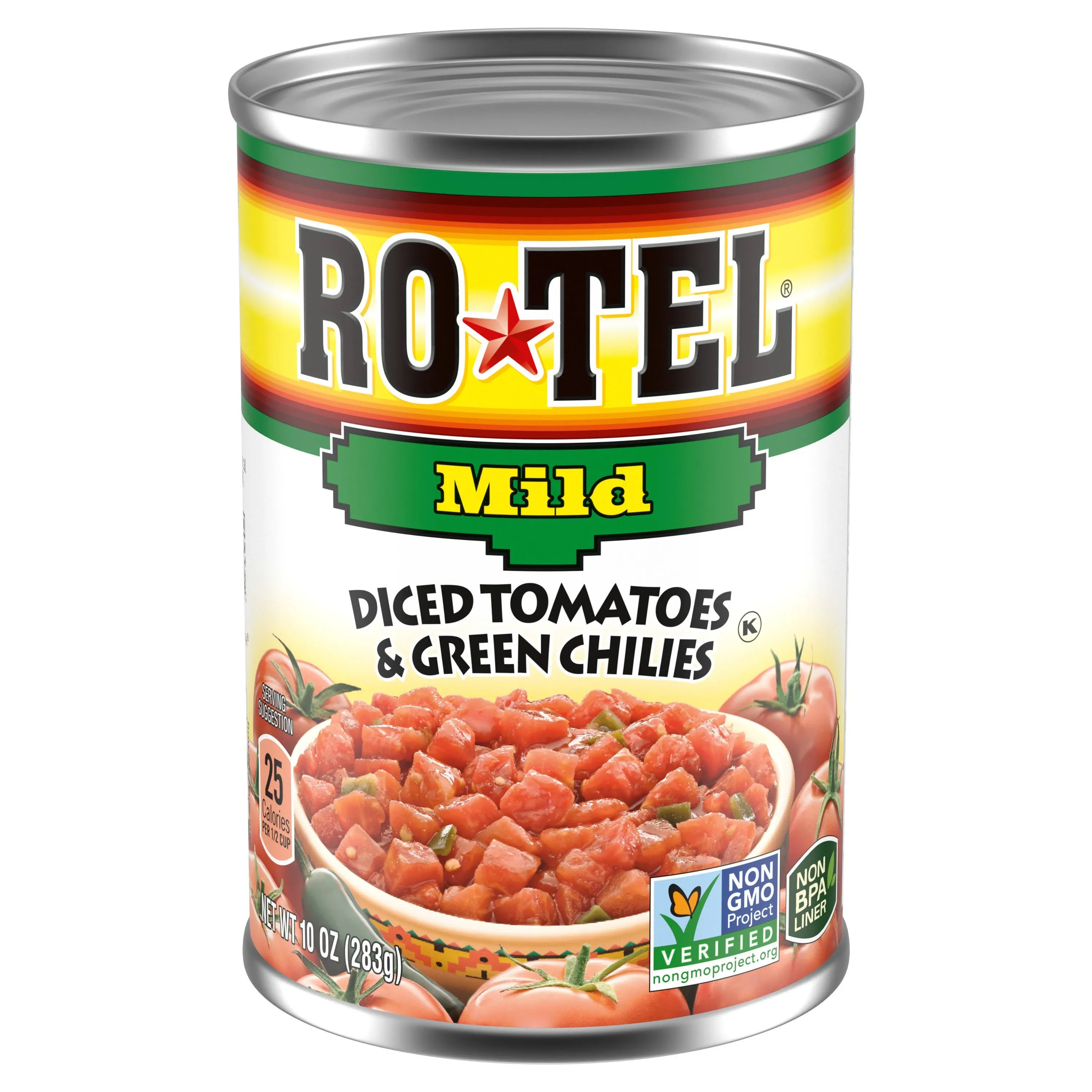 Rotel Diced Tomatoes Mild Green Chili 10oz