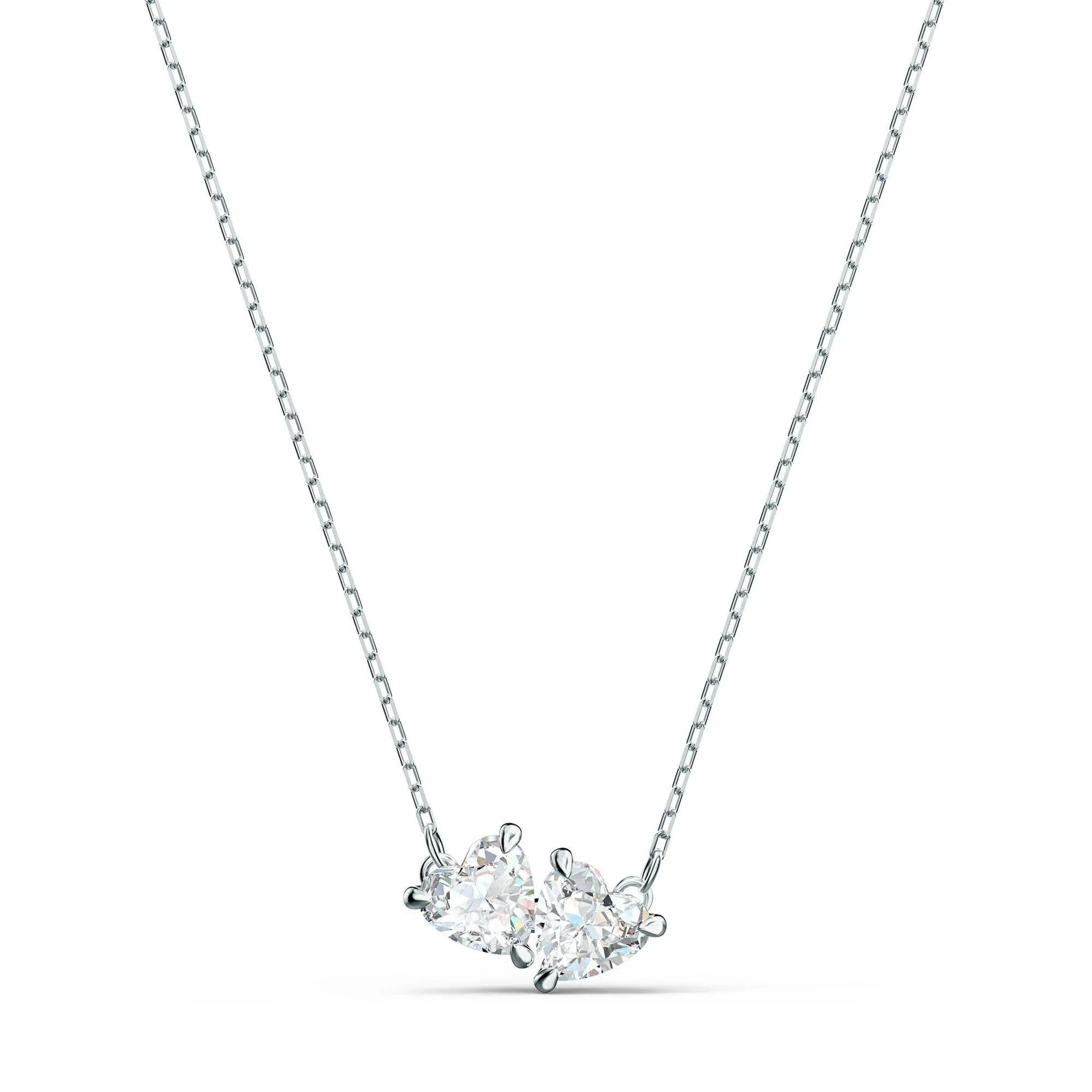 Swarovski Attract Soul White Rhodium Plated Necklace 5517117