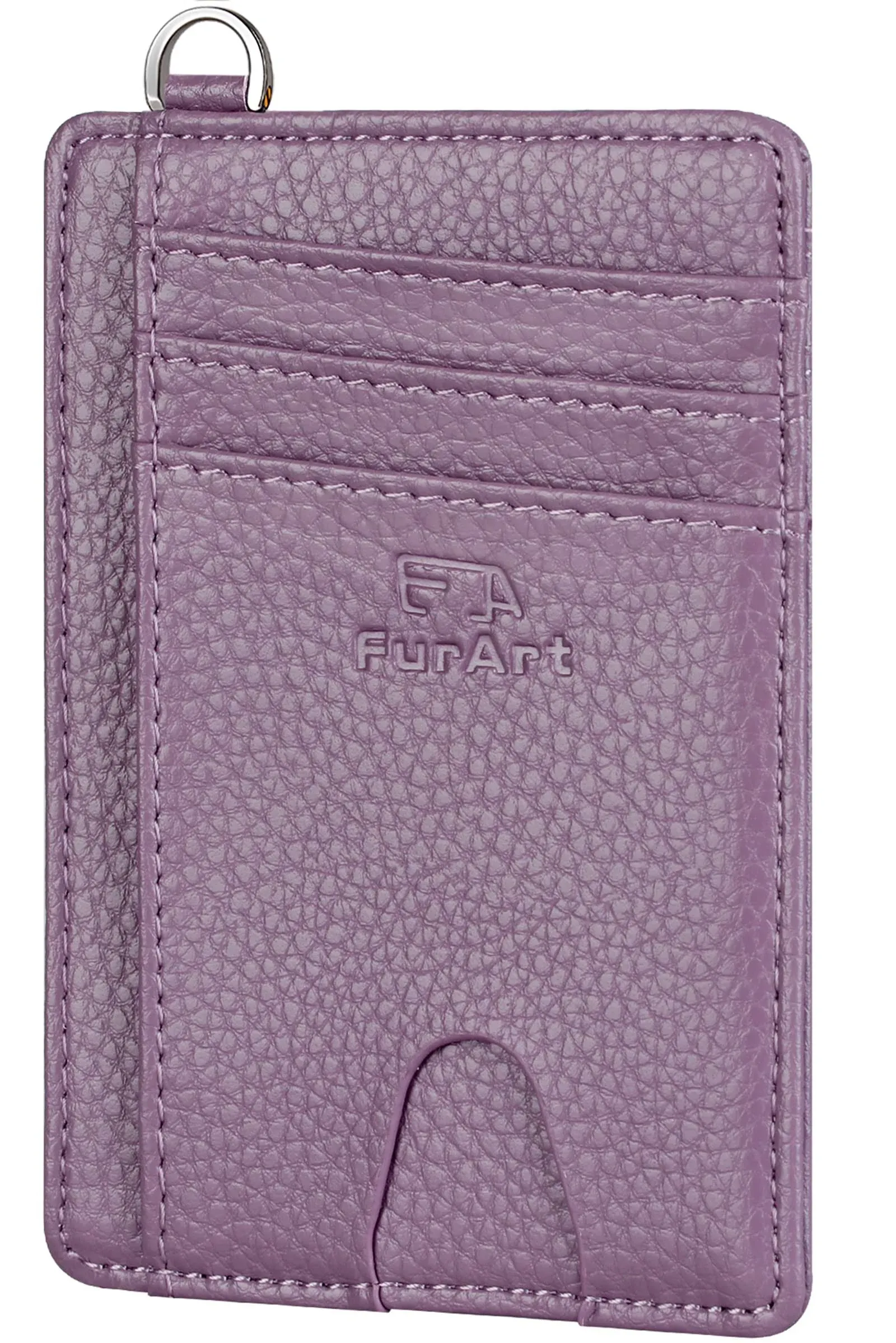 FurArt Slim Minimalist Wallet Front Pocket Wallets RFID Blocking Credit Card ...