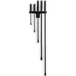 Tekton Angled End Handled Pry Bar Set with Wall Hanger, 5-Piece (12 in. x 17 in. x 25 in. x 36 in. x 45 in.)