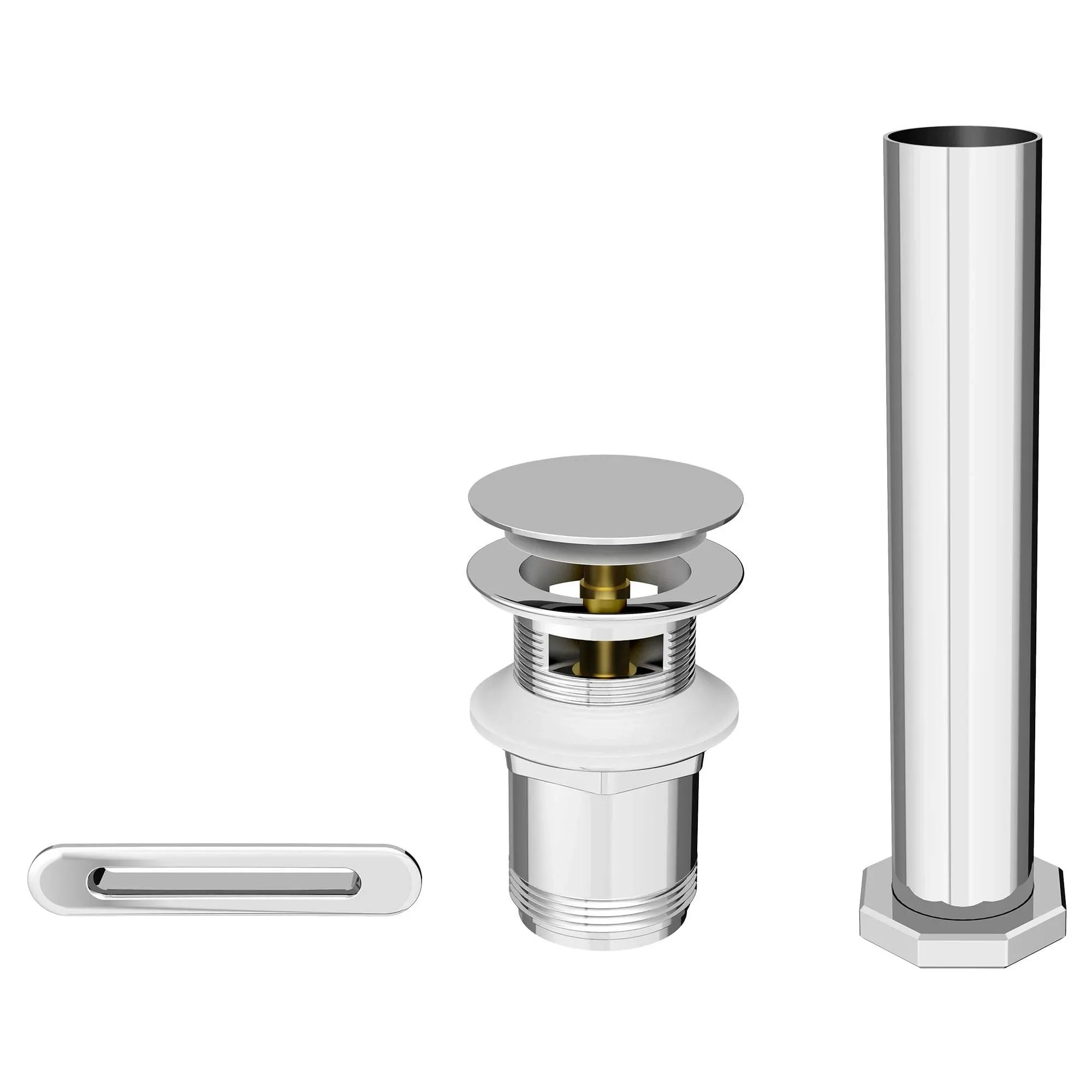 American Standard Studio S Freestanding Drain Kit - Brushed Nickel