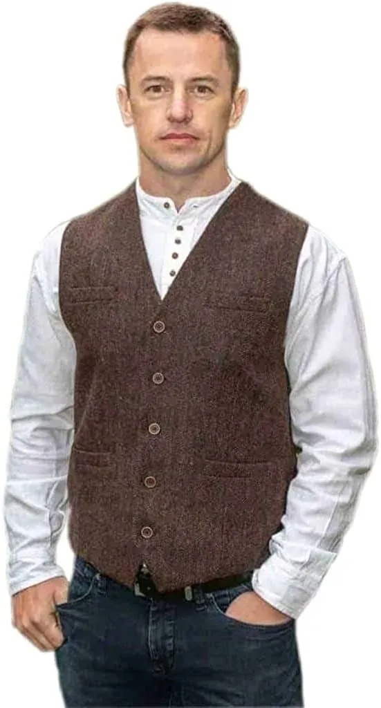 Emerald Isle Irish Tweed Vest for Men