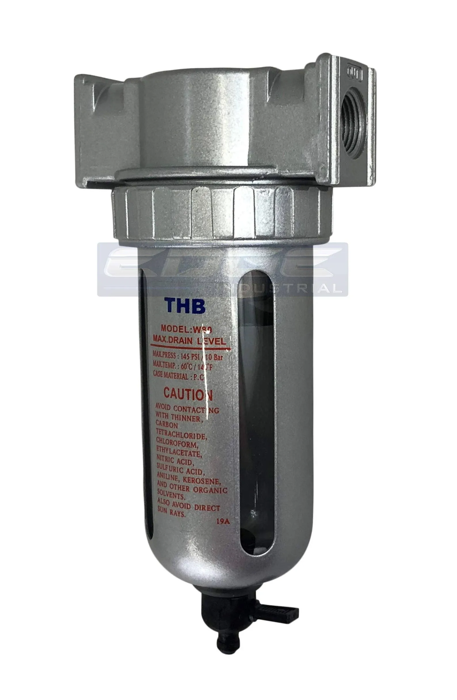 Thb 1/2" Particulate Filter Water Trap Seperator Moisture Compressed Air Compressor