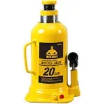 20 Ton (40,000 LBs) Capacity Hydraulic Welded Bottle Jack, TH92004X