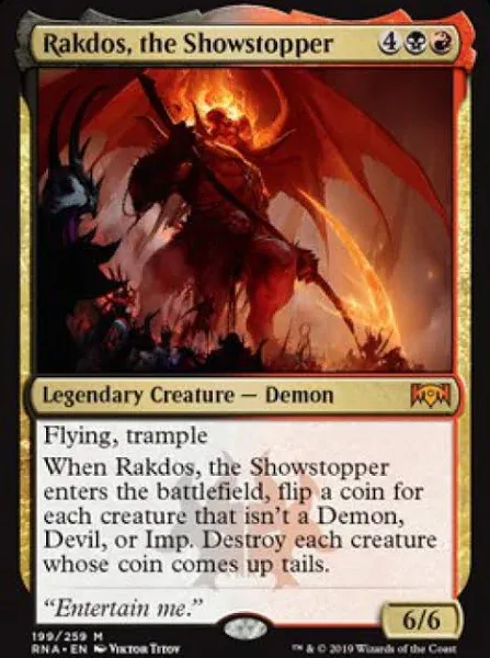 MtG Ravnica Allegiance Rakdos, The Showstopper