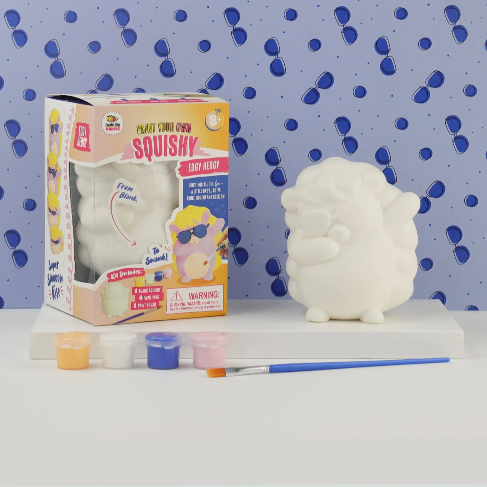 Hedgehog DIY Squishy Toy Painting Kit