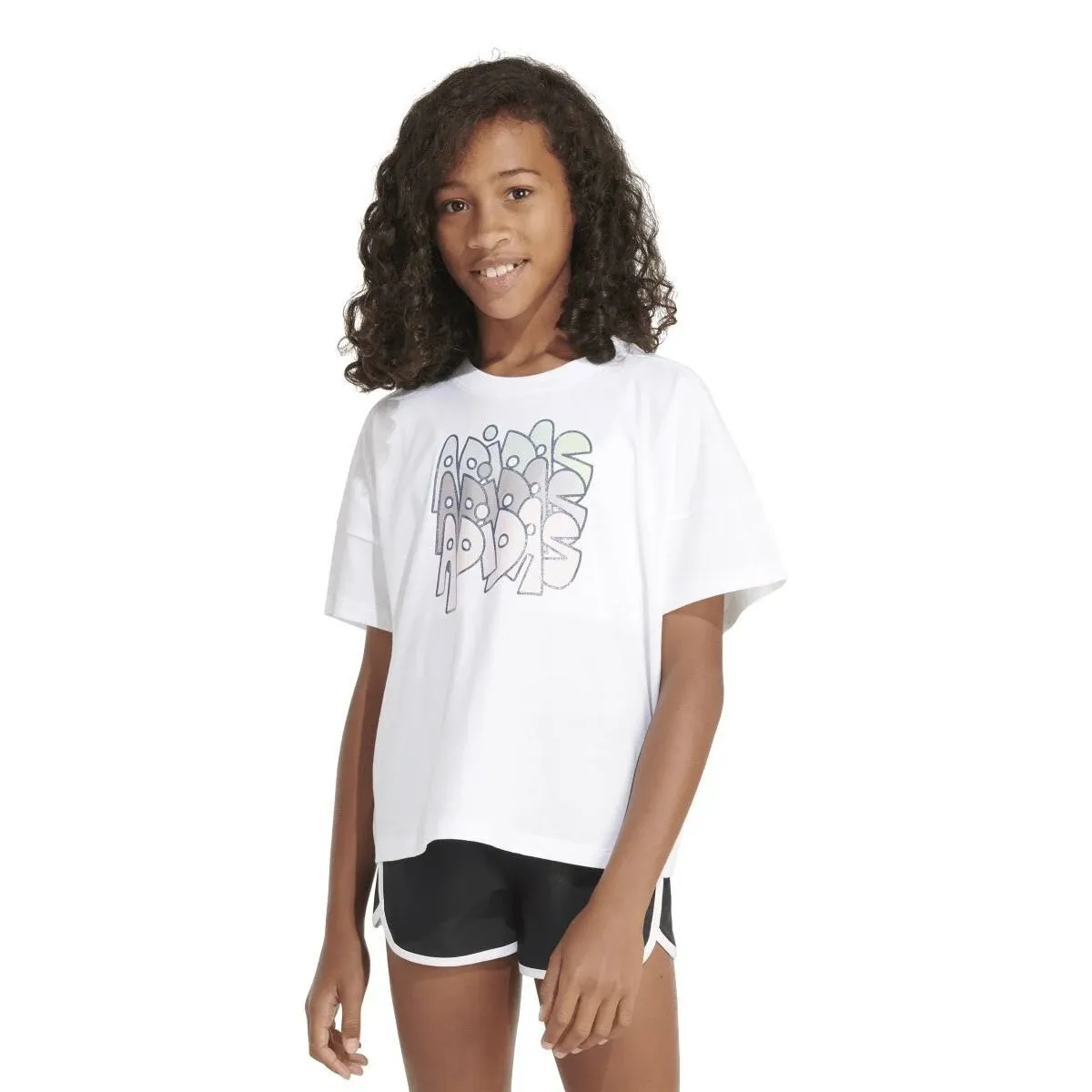 Adidas Girls' Loose Box Tee