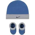 NWT Nike Air Jordan Infants Black &amp; White 2 piece Set Hat and Bootie sock 0-6mth