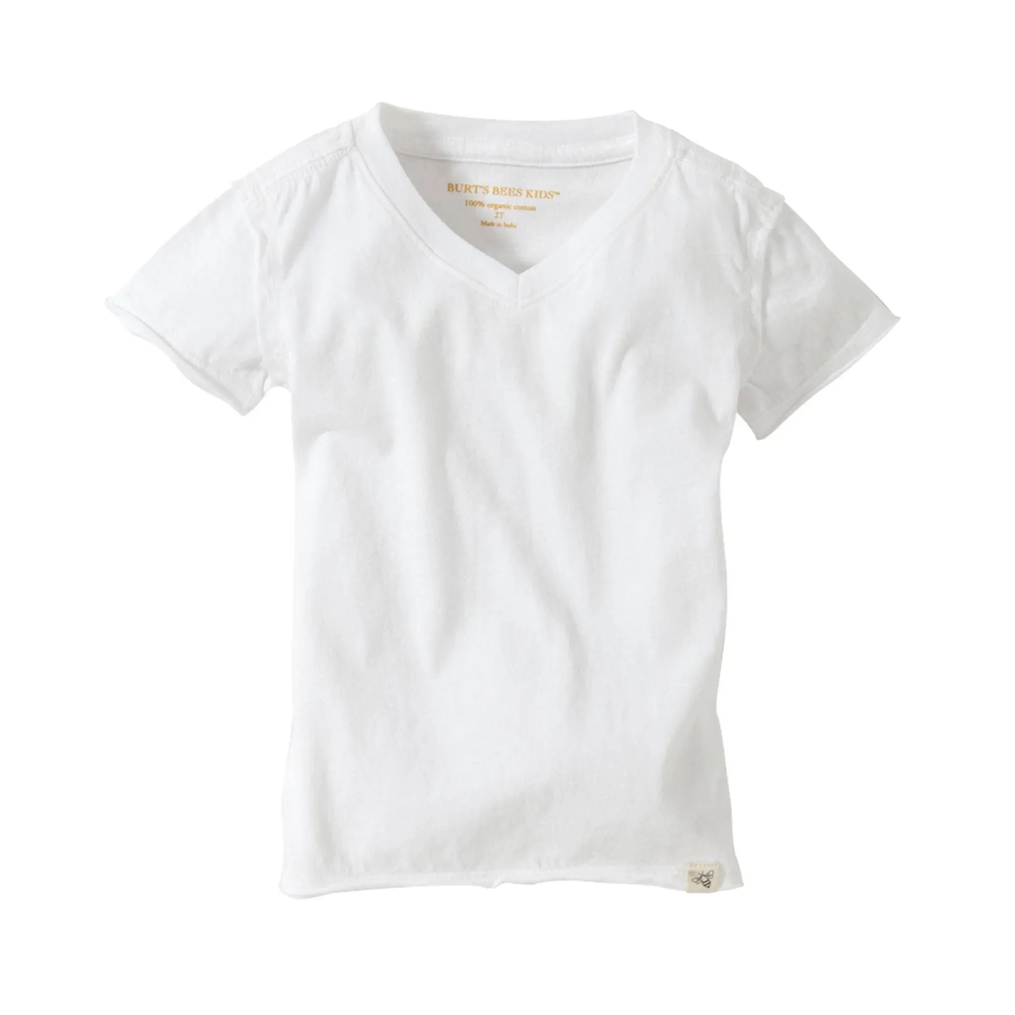 Short Sleeve Signature Organic Baby V Neck Tee - Cloud 3-6 Months Burt's Bees