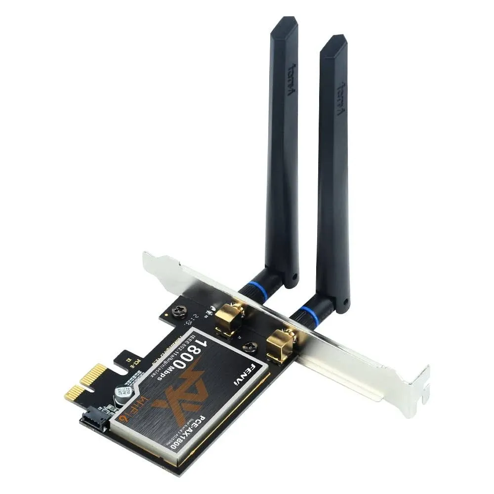 F Fenvi WiFi 6 PCI-E WiFi Network Card AX1800Mbps Bt5.2 Dual Band 802.11ax PCIe ...