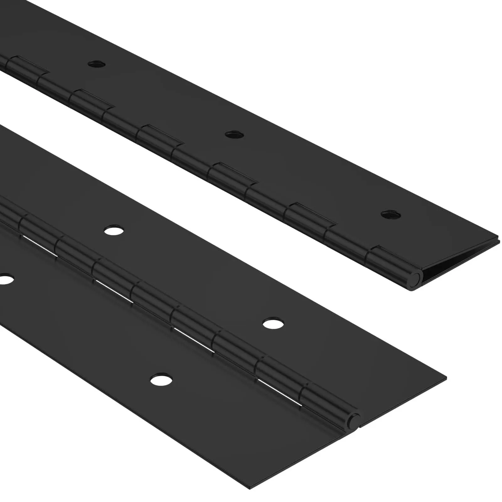 2pcs Heavy Duty Piano Hinge 20 Long x 2-1 2 Width Black Hinges 0 06 Thickness ...