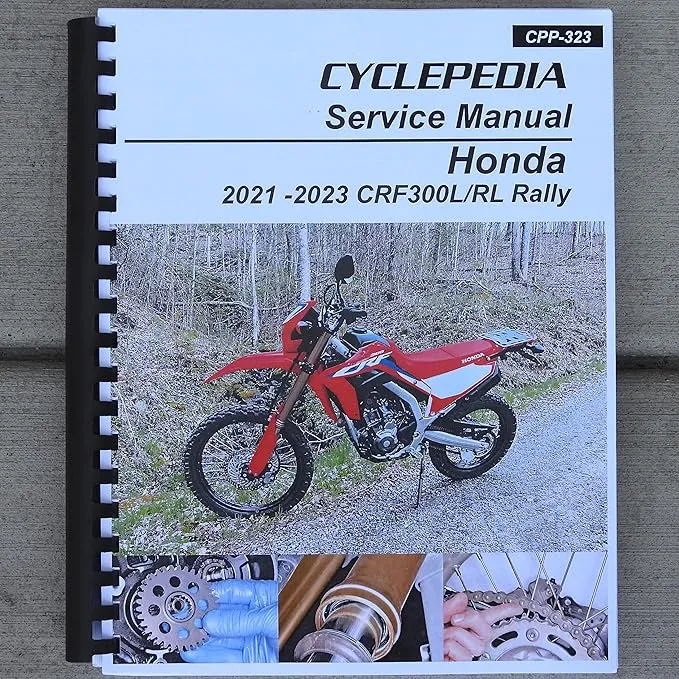 Service & Repair Manual for Honda CRF300 CRF300L CRF 300 300L Rally Dual Sport 2021-2023