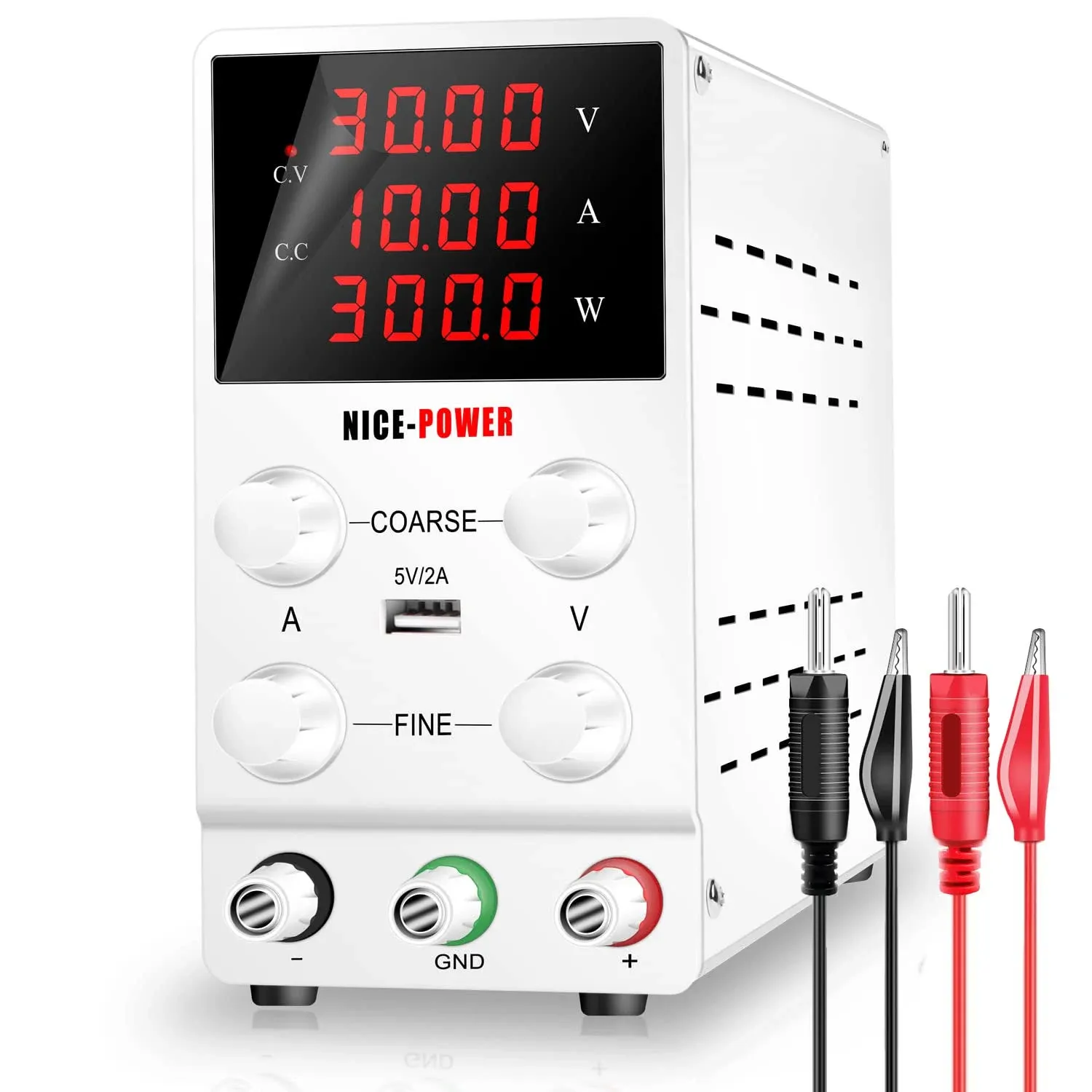 DC Power Variable Supply 30V 5A 4Digital Display Adjustable Regulated Switching 