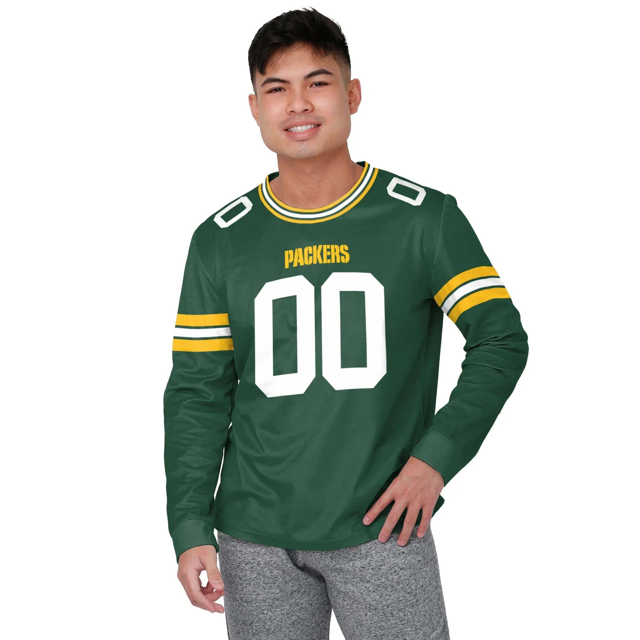 Green Bay Packers NFL Mens Gameday Ready Lounge Shirt