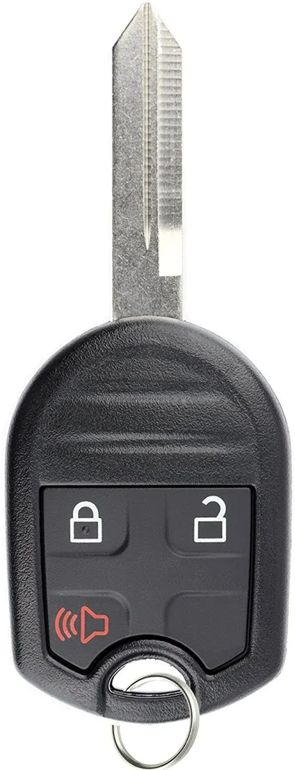 Keylessoption Keyless Entry Remote Control Uncut Blank Car Ignition Key Fob ...