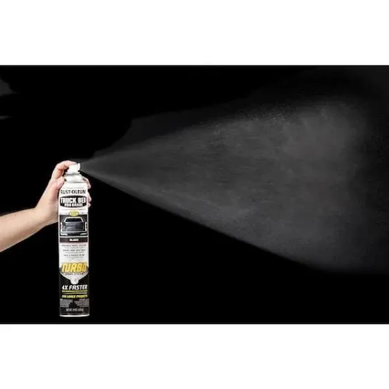 Rust-Oleum 340455 Truck Bed Spray Coating, 24 oz, Black (Pack of 1)