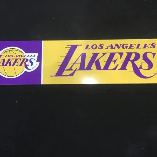 Los Angeles Lakers Bumper Sticker NEW!! 3x11 Inches Wincraft