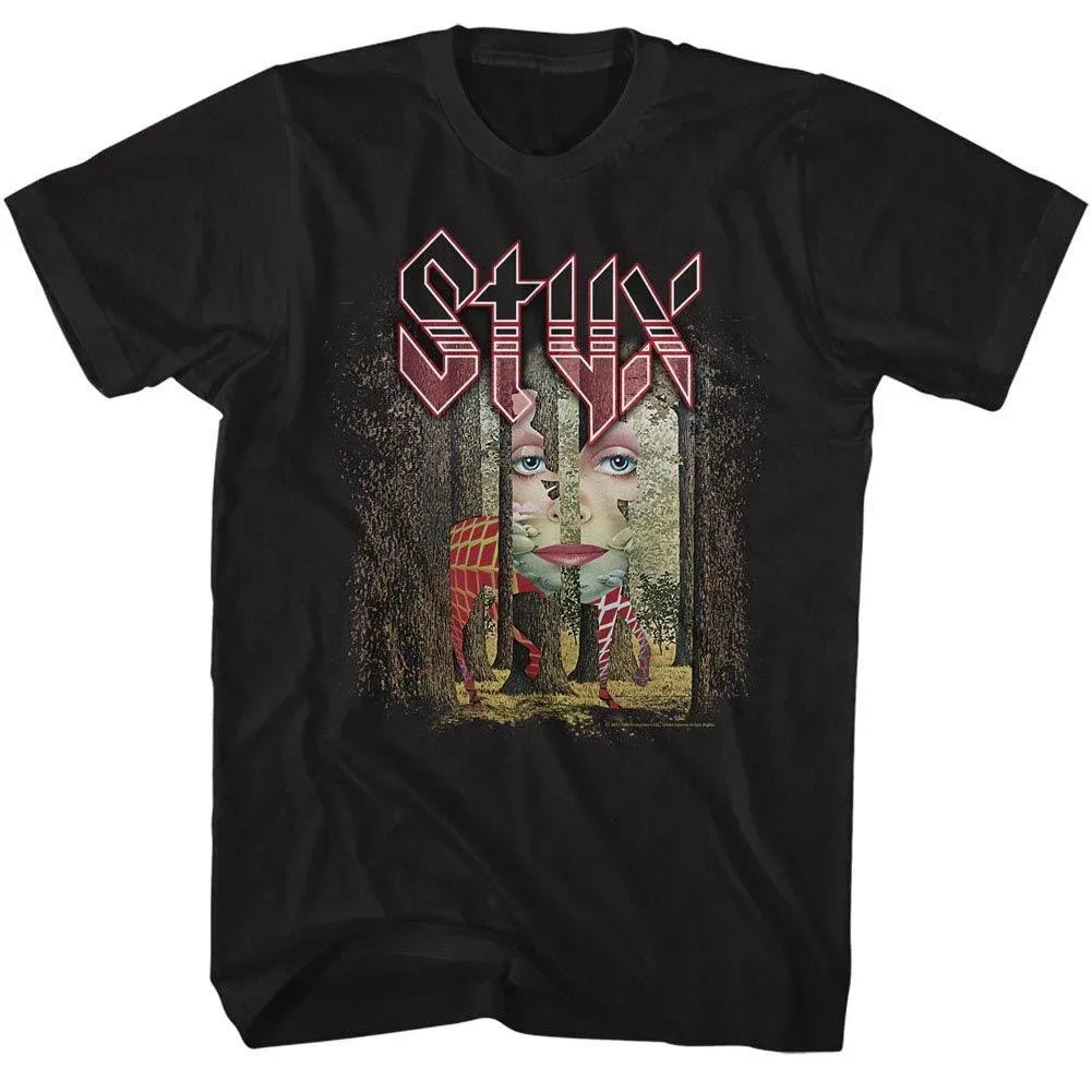 Styx The Grand Illusion Black T-Shirt, Small