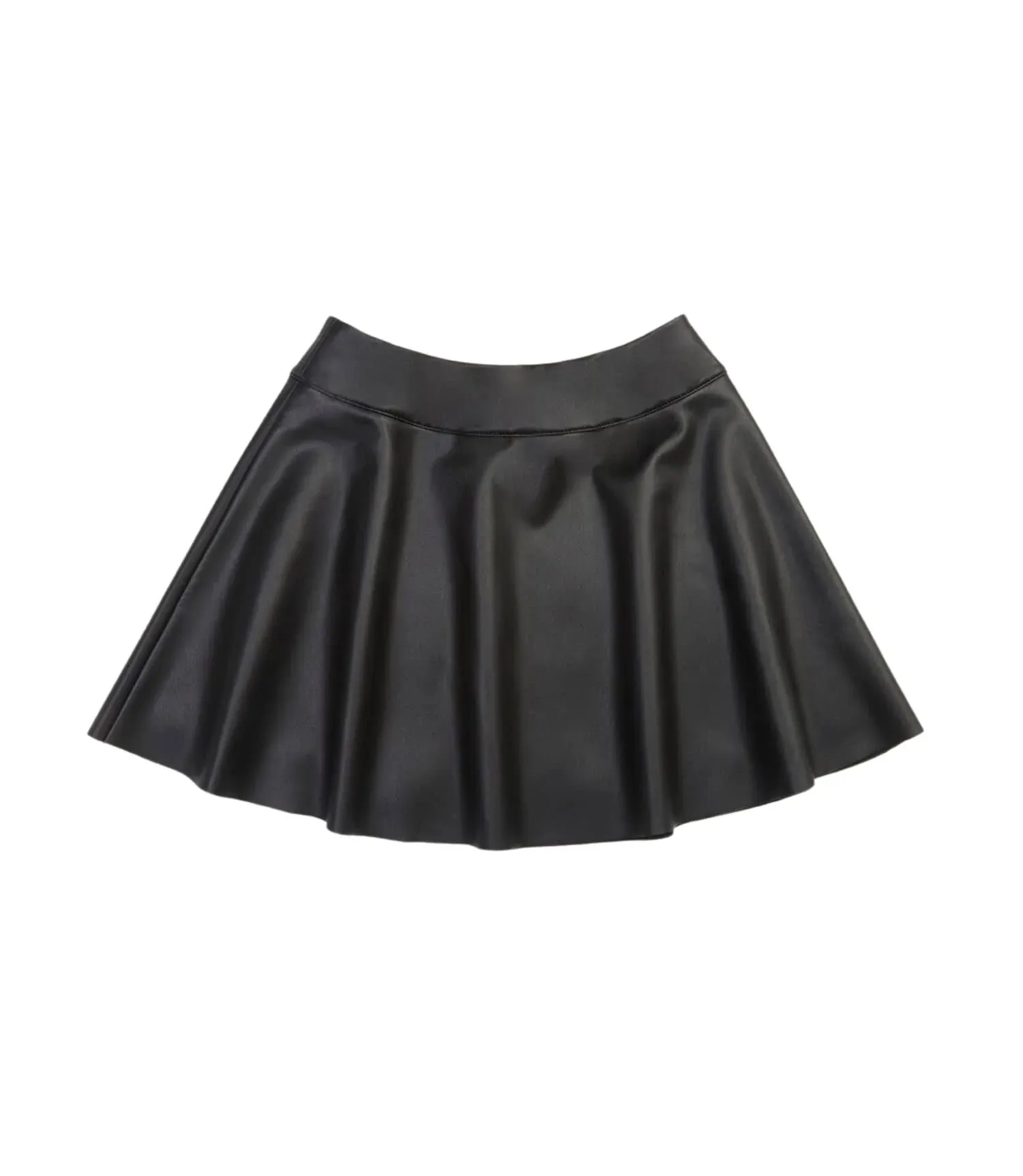 Splendid - Girls Faux Leather Skirt - Black