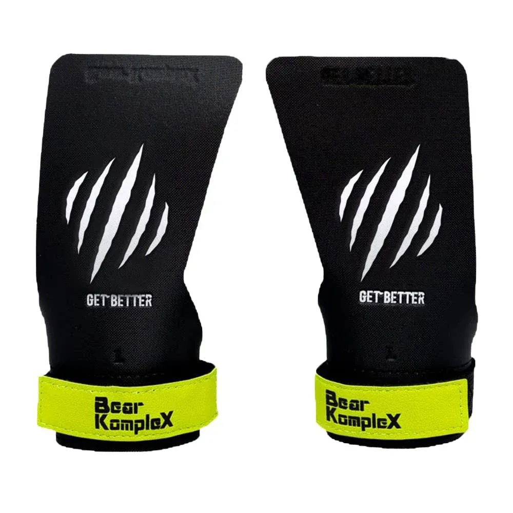 Bear KompleX Black Diamond No Hole Grips for Crossfit - Lightweight, High Performance Weightlifting Grips, Protect Hands and Provides Comfort - Great for Cross Training, Powerlifting