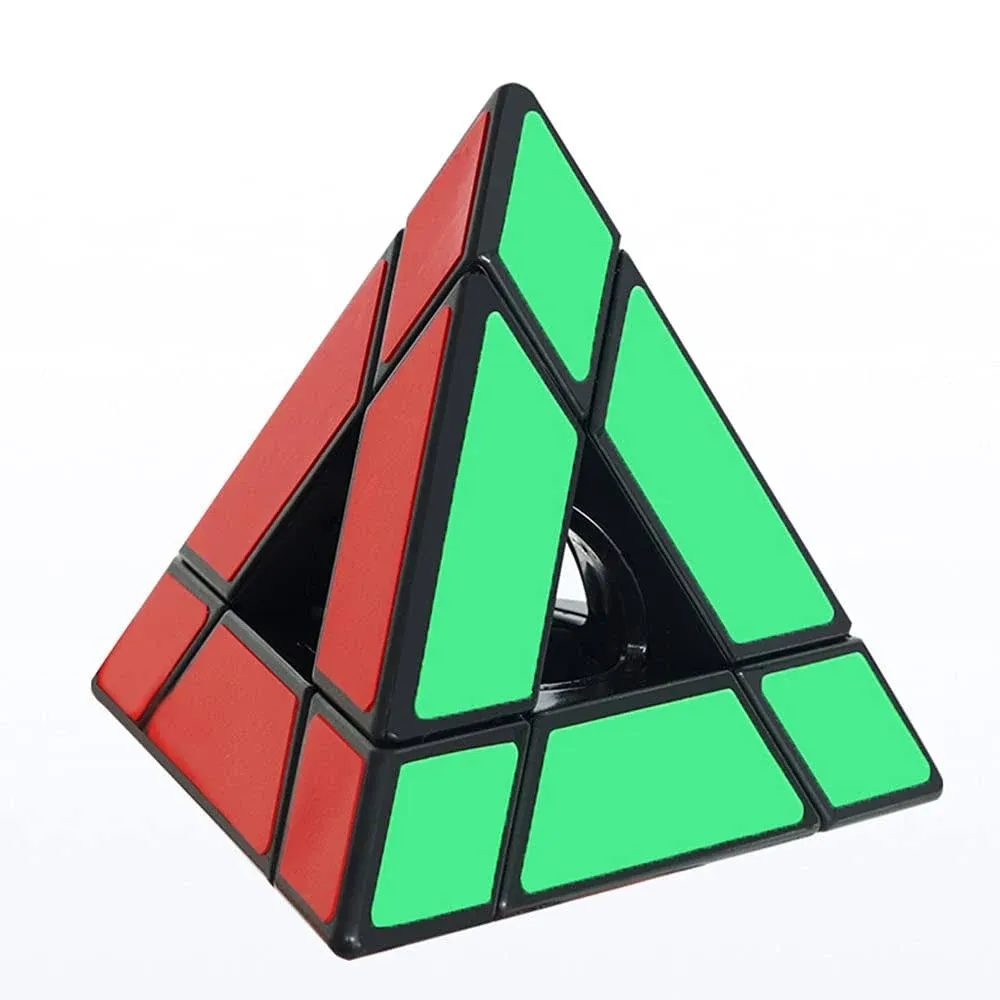 Yealvin Void Pyraminx Magic Cube, Hollow Pyramid Cube Black Triangle Twisty Cube ...