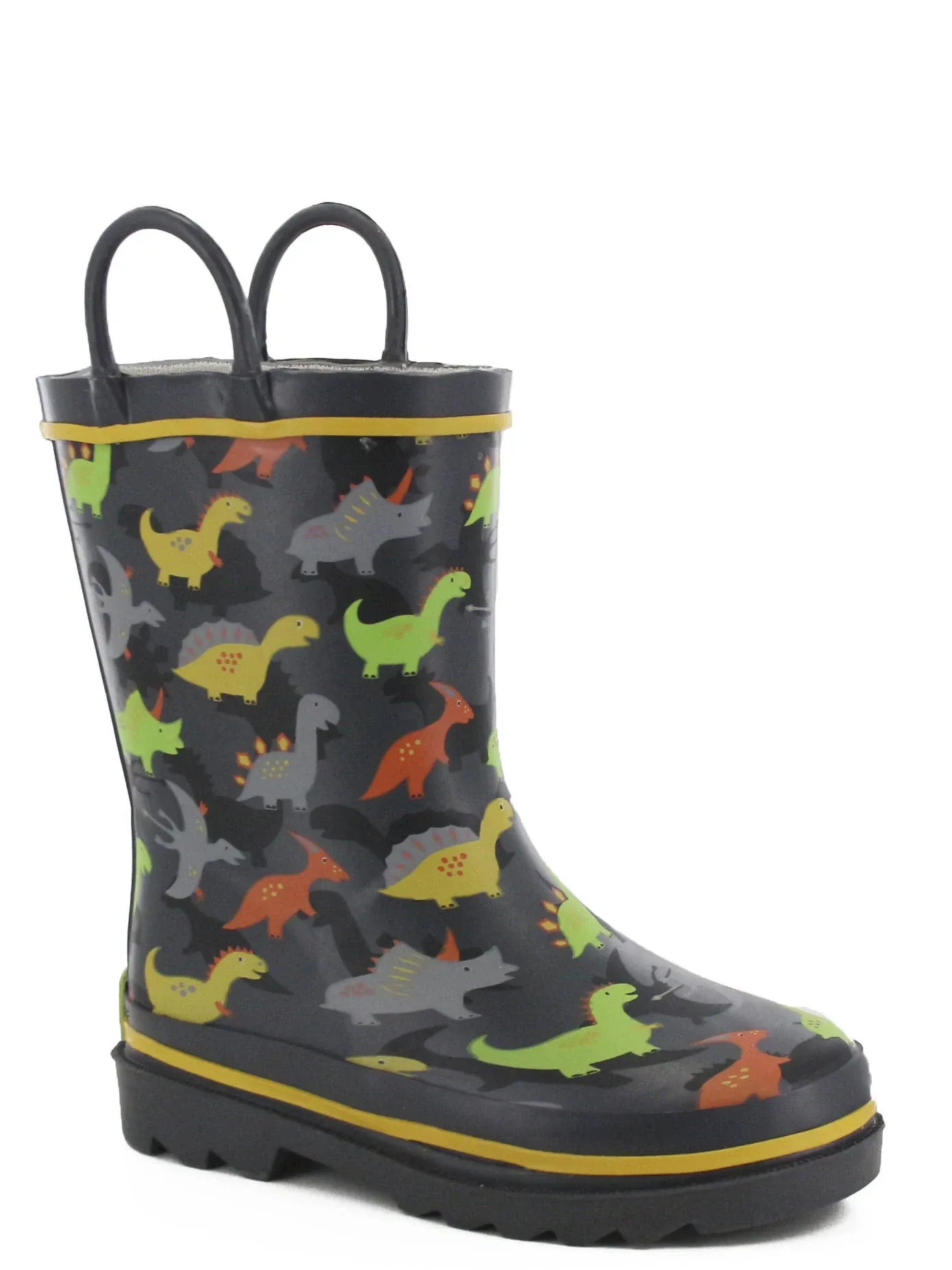 Western Chief Boys' Dino Dash Rain Boot, Boy's, Size: 7/8