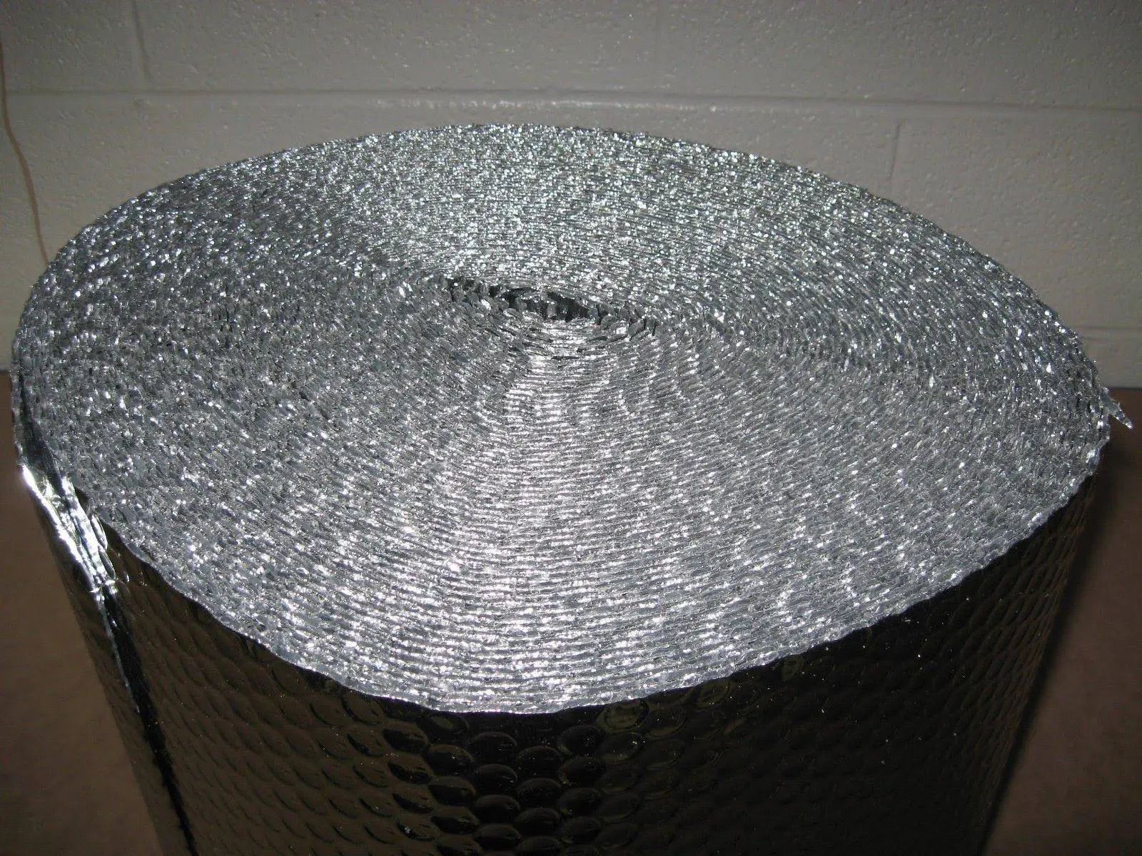 1/8" Insulated Metalized Mylar Double Foil Bubble, 48" x 125 per Roll