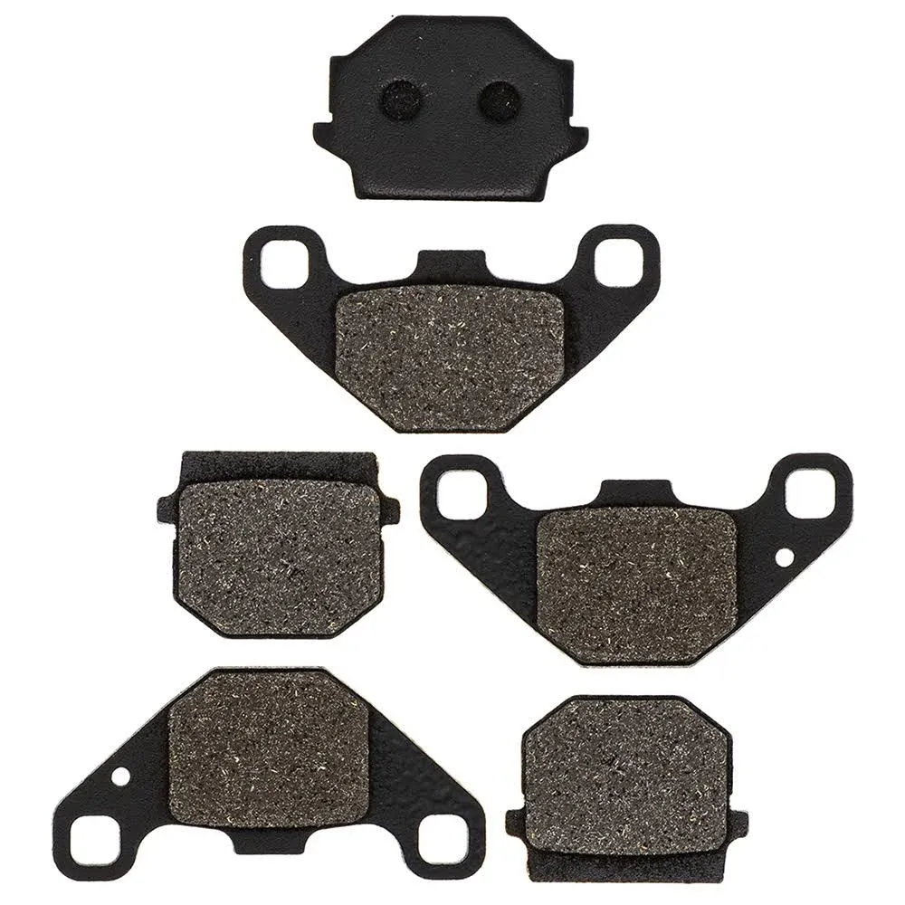 NICHE Brake Pad Kit for Yamaha Grizzly 300 1SC-F5805-00 1SC-F5806-00 Front Rear Semi-Metallic