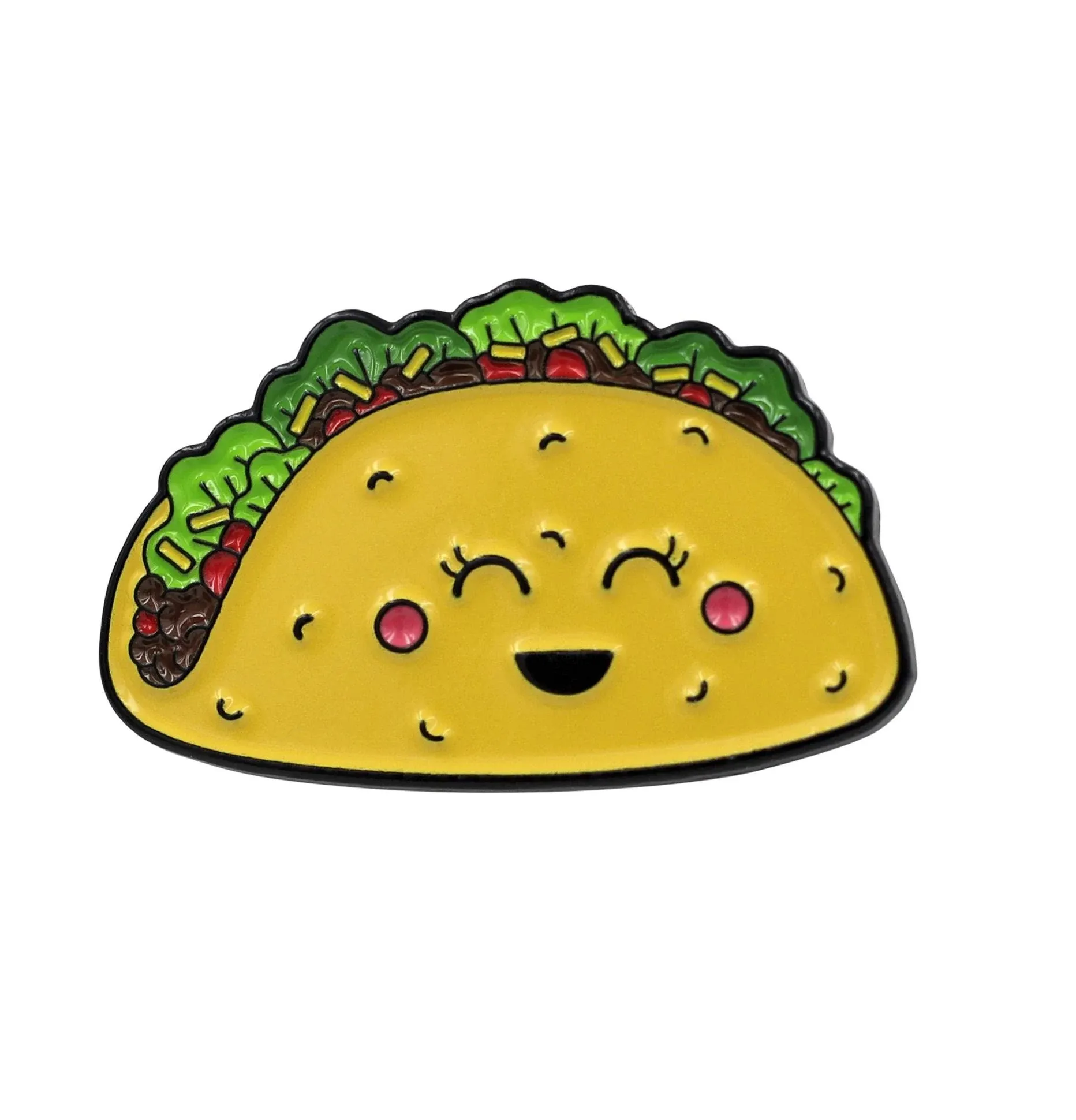 Kawaii Cute Taco Enamel Pin