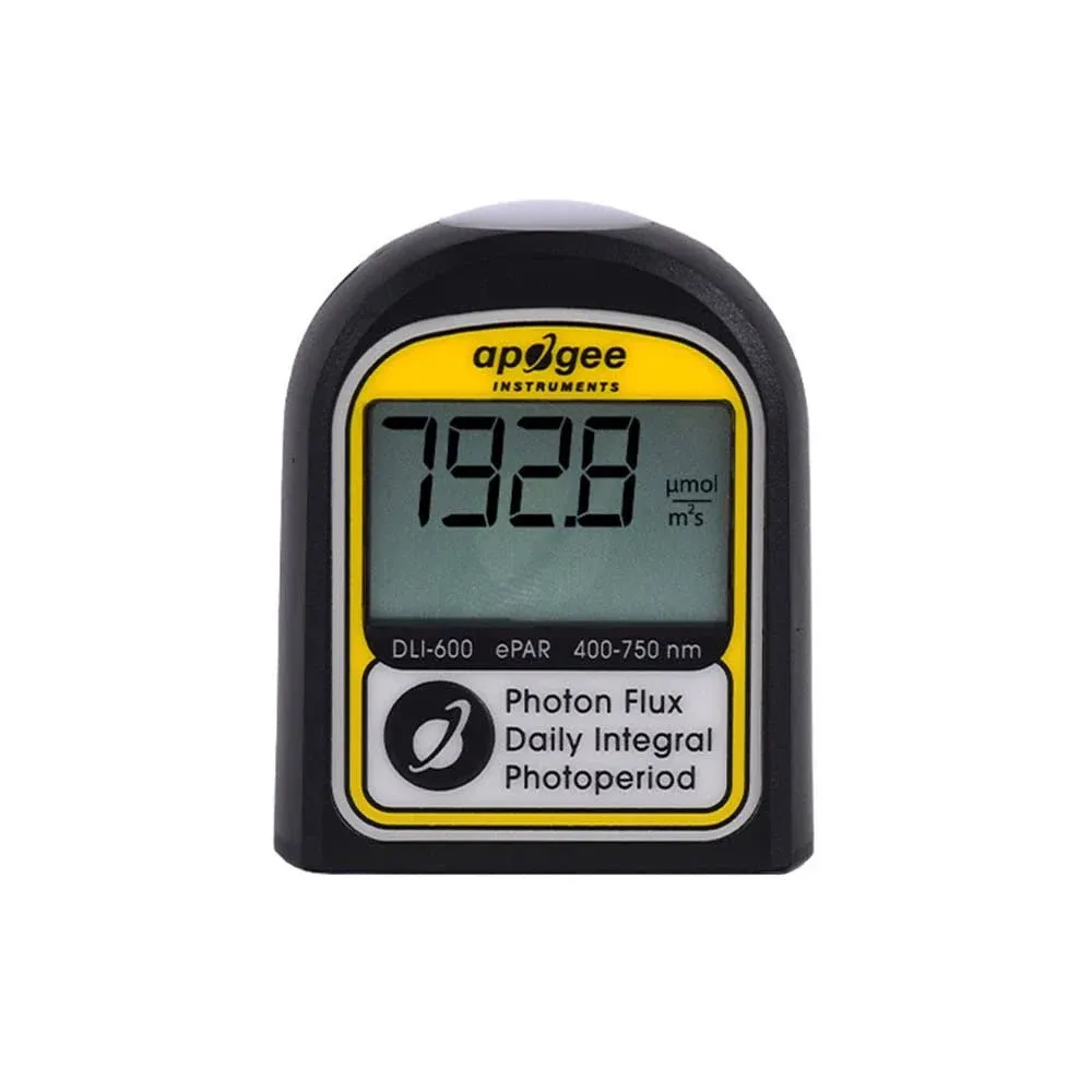 Apogee Instruments DLI-600 ePAR, Daily Light Integral, and Photoperiod Meter ...