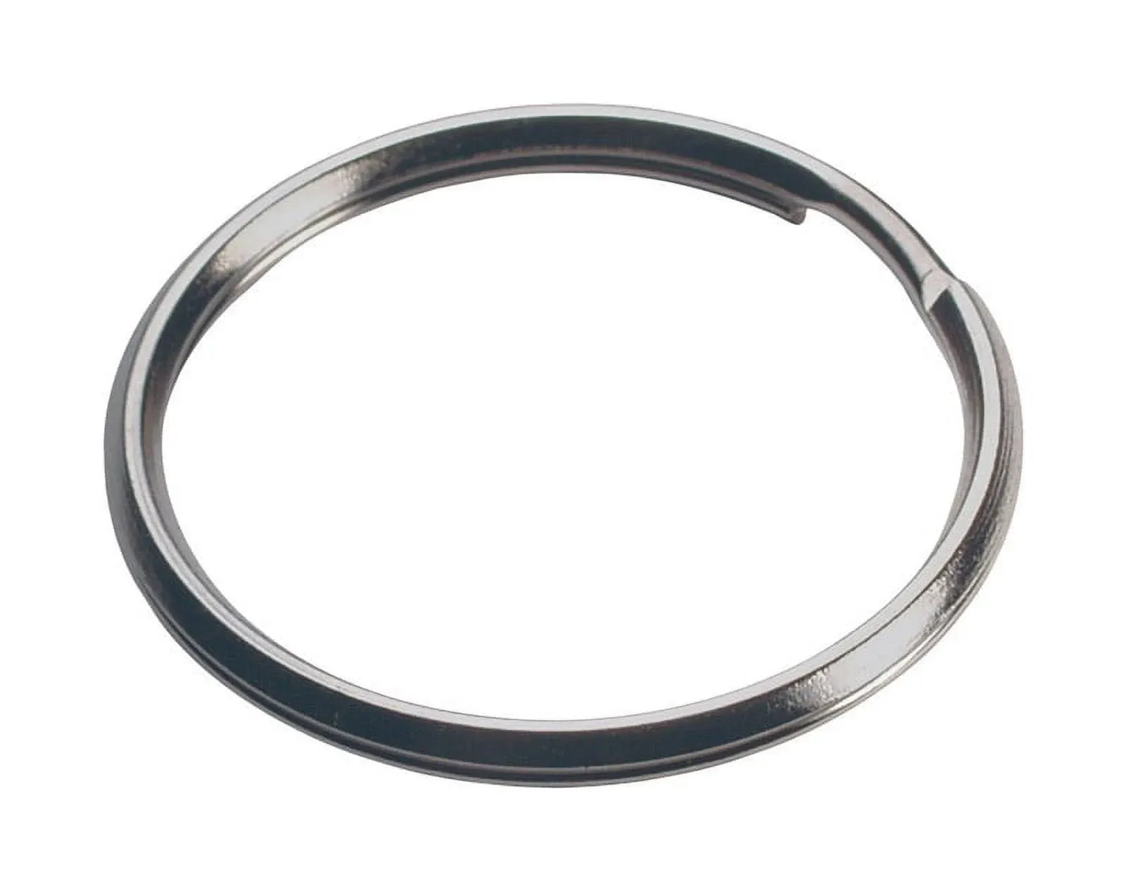 Hillman 1-1/2 in.   D Tempered Steel Silver Split Rings/Cable Rings Key Ring