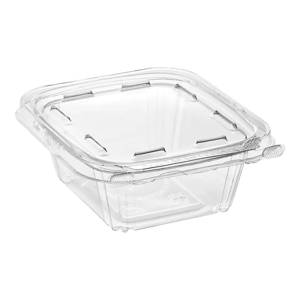 Inline Plastics Safe-T-Fresh Tamper-Proof Hinged Plastic Deli Containers, 12 Oz ...