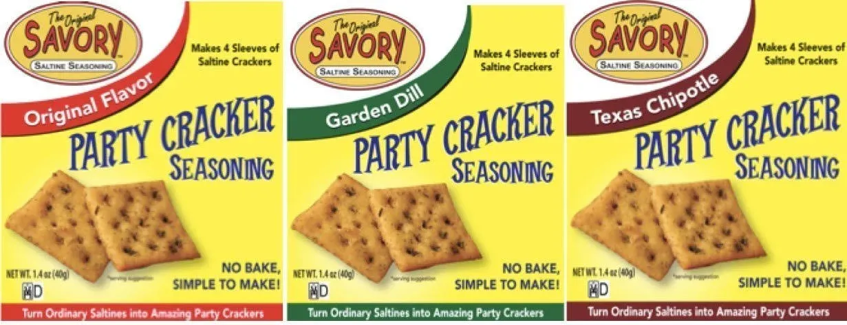 Savory Saltine Seasoning Sampler Set