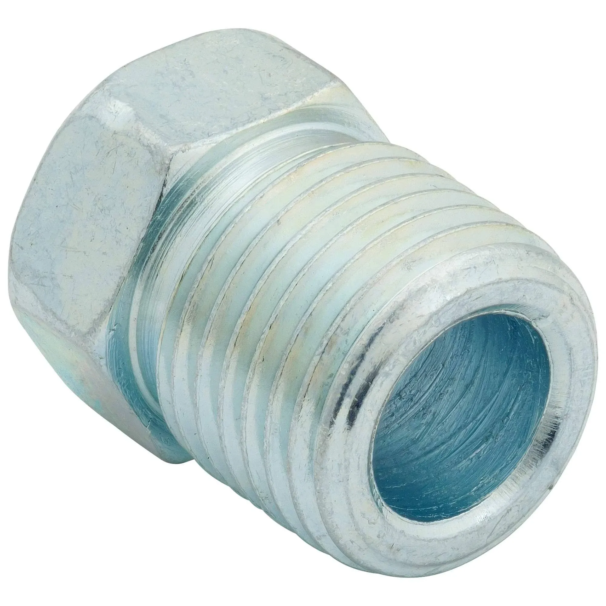 4lifetimelines Steel Tube Nut, 1/4 (7/16-24 Inverted), 10/Bag