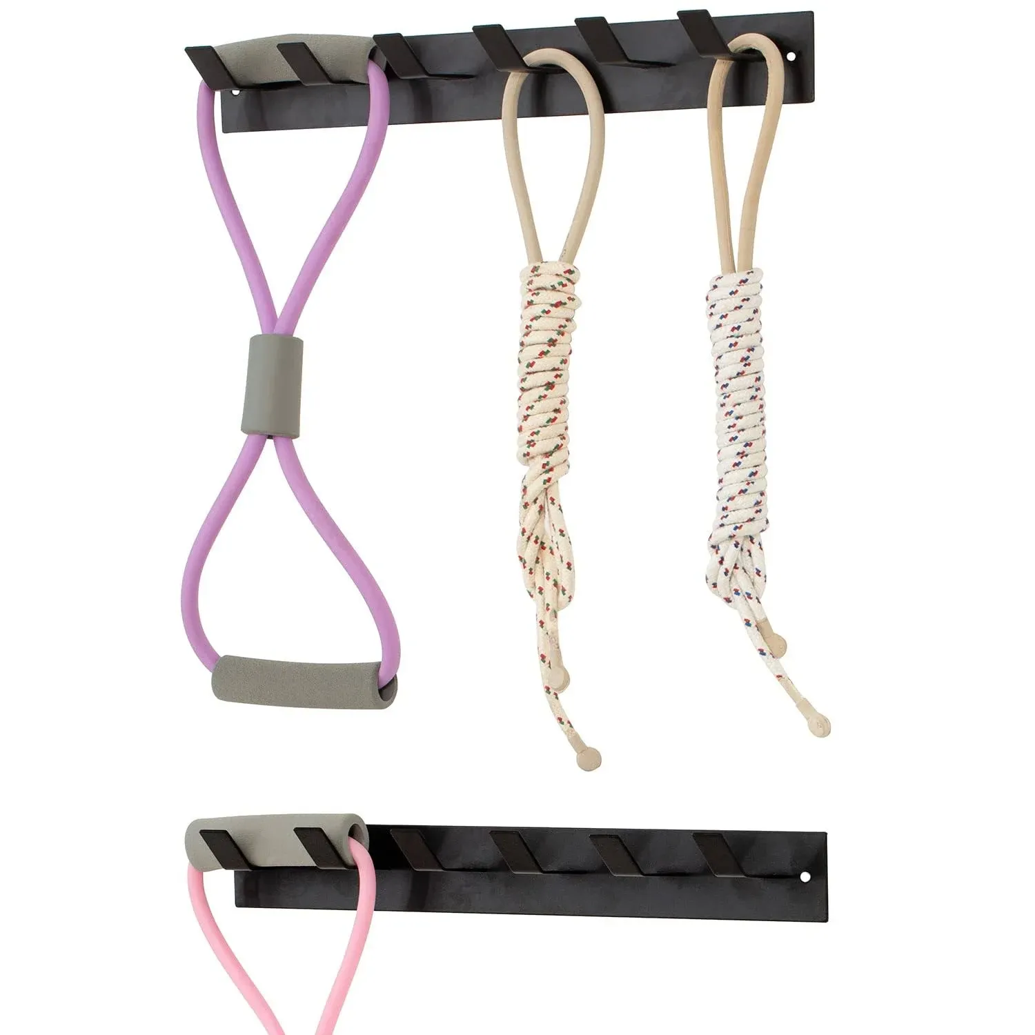 Metal Gym Equipment Rack, Home Gym Organizer for Resistance Bands, Set of 2  | eBay