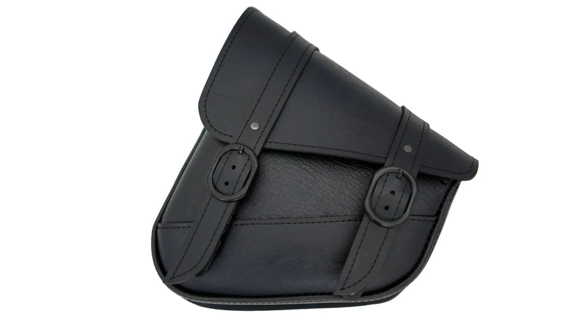 Dowco Willie & Max Black Jack Swingarm Bag - Black Buckle - Triangulated Swingarms - 59776-05,10.5" x 11.5" x 4.5"