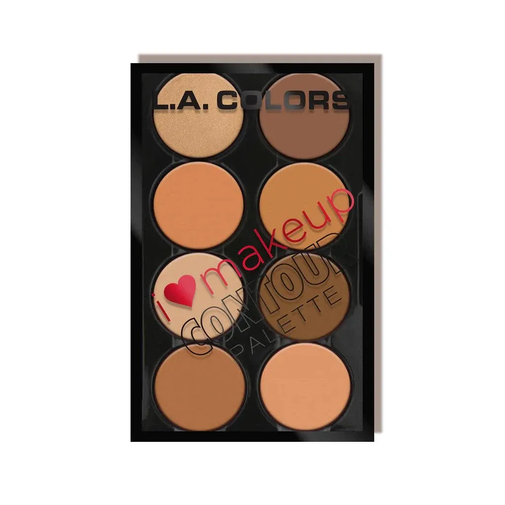 L.A. COLORS Contour & Brow, I Heart Makeup, Medium to Dark, 0.13 fl oz