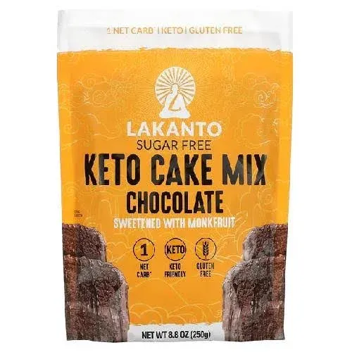 Lakanto Sugar-Free Keto Cake Mix, Chocolate / 8.8 OZ