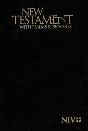 NIV Pocket New Testament with Psalms & Proverbs, Black [Paperback]